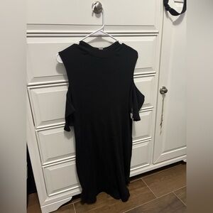 No Boundaries Black Sheath Dress